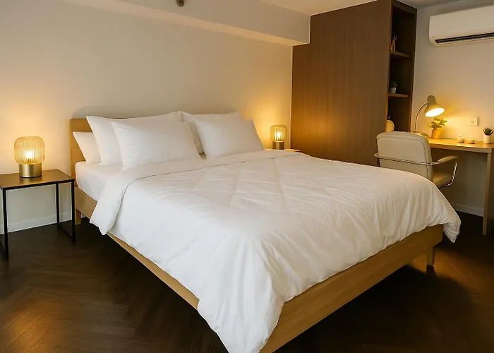 アパート Luxury Loft With Stunning 25th Floor View バンコク都
