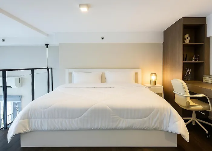 Luxury Loft With Stunning 25th Floor View バンコク都
