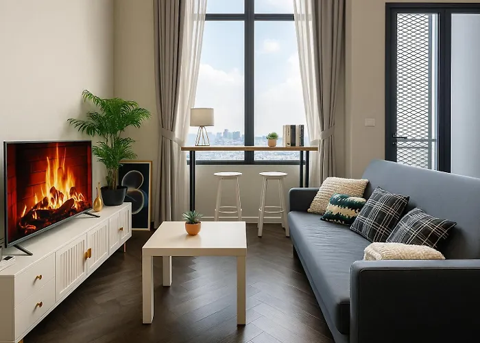 Luxury Loft With Stunning 25th Floor View アパート *