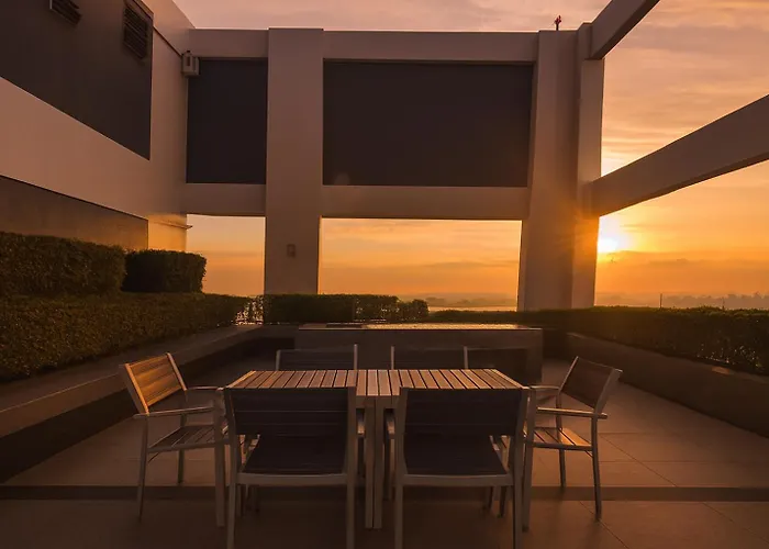 アパート Luxury Loft With Stunning 25th Floor View バンコク都