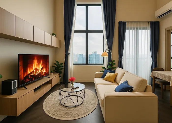Luxury Loft With Stunning 25th Floor View * バンコク都