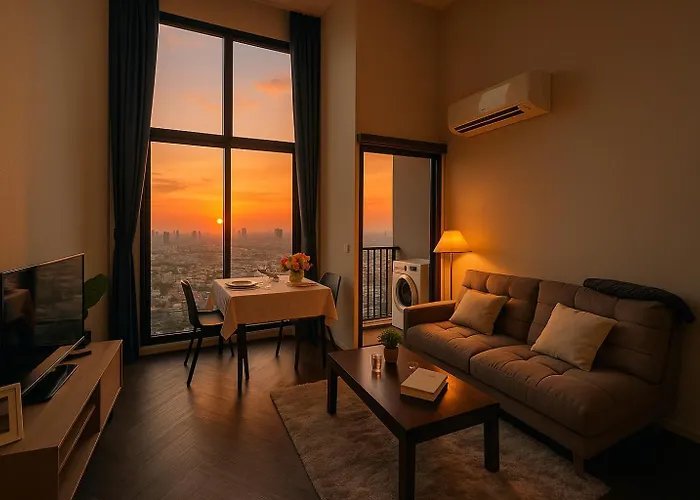 Luxury Loft With Stunning 25th Floor View アパート